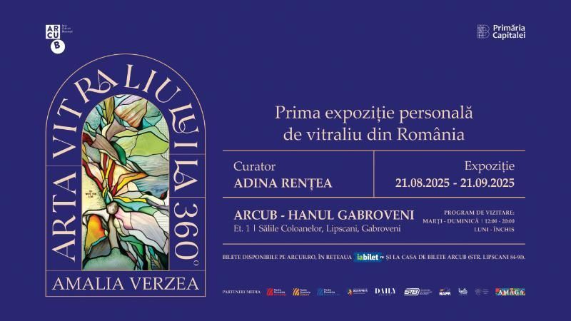 Premiera Națională: Expoziția - Arta Vitraliului la 360°