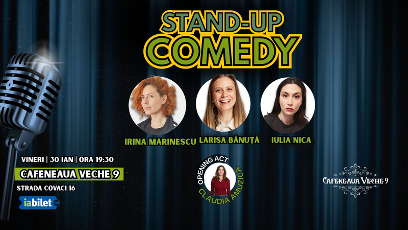 Stand-up Comedy cu Marinescu, Nica & Bănuță