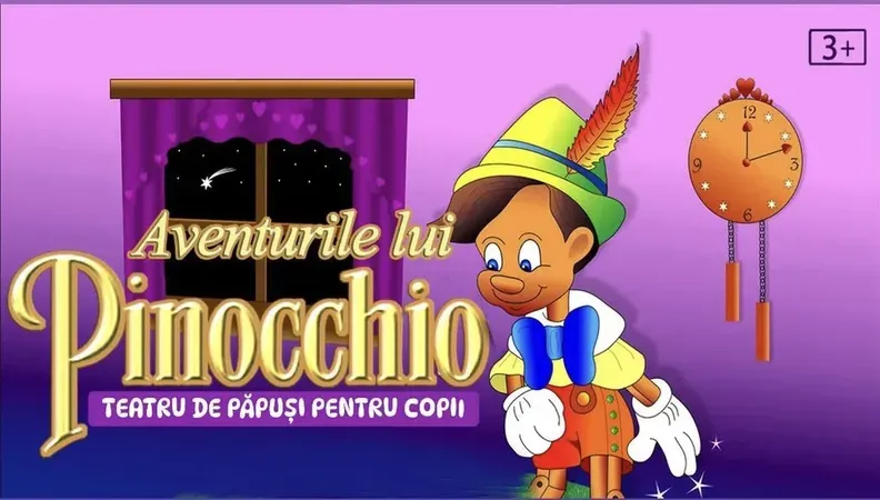 Aventurile lui Pinocchio - teatru pentru copii @ Hanu’ lui Manuc