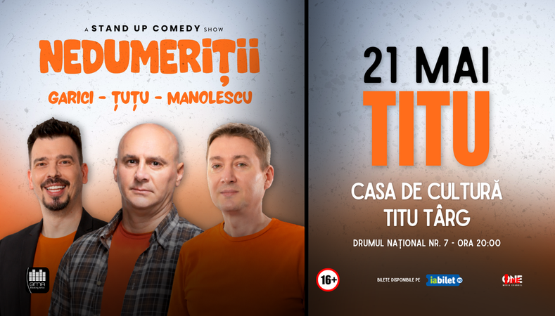 Titu: Stand-up Comedy cu Dan Țuțu, Cristi Manolescu și Andrei Garici