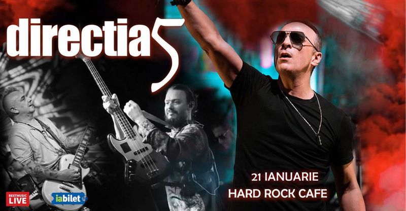 Concert Directia 5 la Hard Rock Cafe