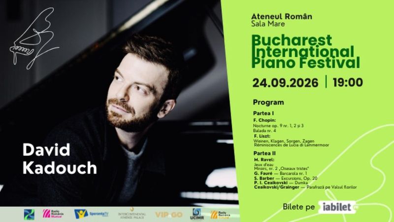David Kadouch – Recital de pian | Bucharest International Piano Festival