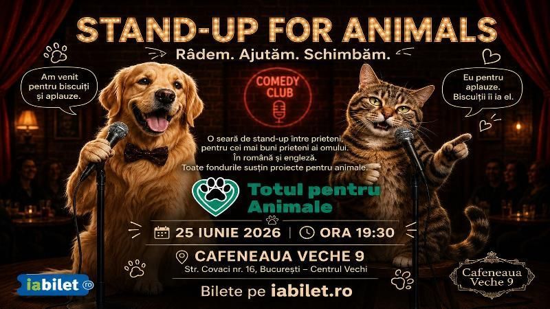 Stand-Up Comedy Caritabil by Totul pentru Animale