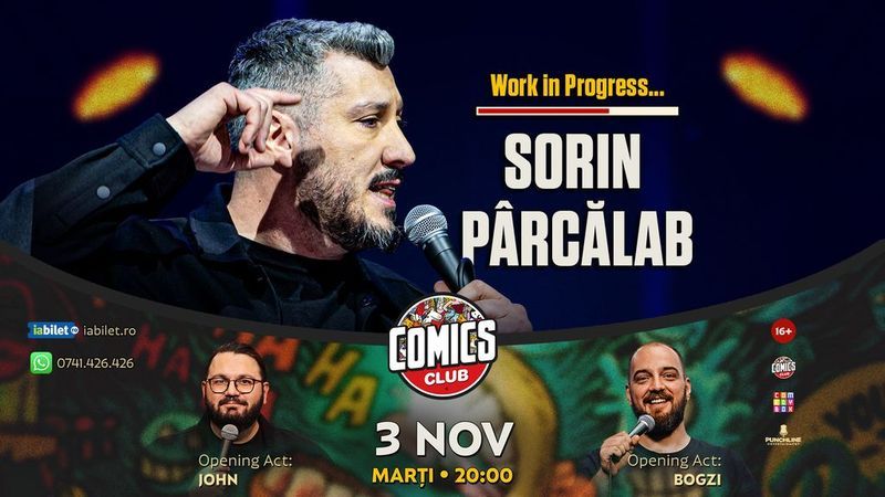 Sorin Pârcălab - Work in Progress la ComicsClub!
