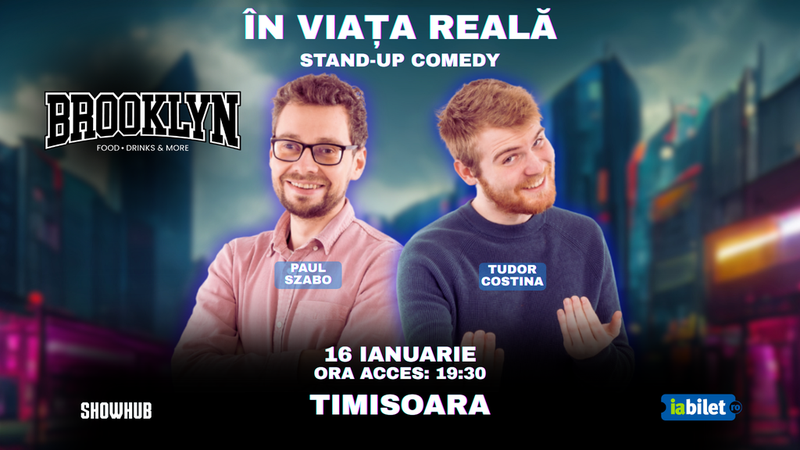 Timisoara: Stand-Up Comedy "In viata reala"