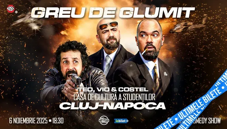 Cluj-Napoca: Greu de glumit cu Teo, Vio și Costel | Stand Up Comedy Show 2 | 6 noiembrie