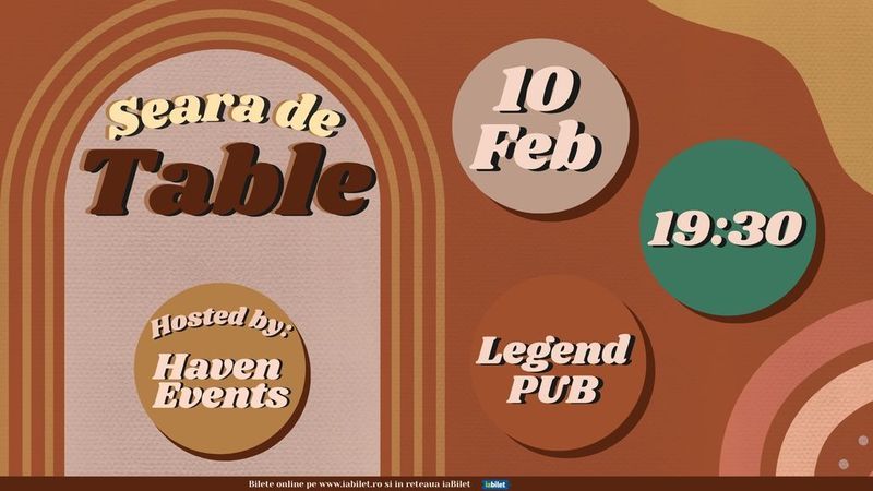 Iaşi: Seara de Table