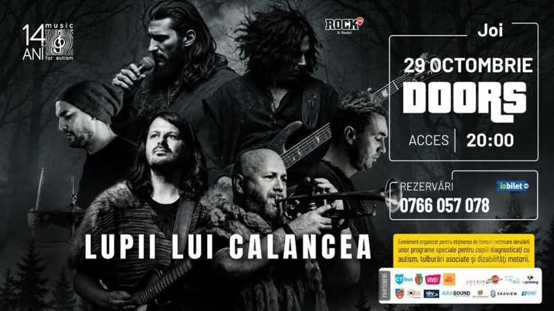 Constanta: Concert caritabil Lupii lui Calancea