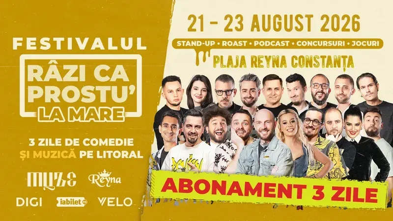 Festivalul de comedie - Razi ca prostu' la mare 2026 | Acces General
