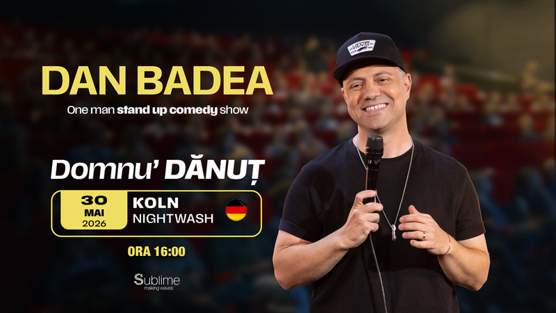 Koln: Stand-up Comedy cu DAN BADEA - “Domnu’ DANUT"