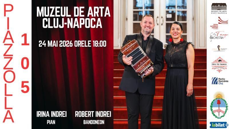 Cluj-Napoca: PIAZZOLLA - 105 - Recital de tango argentinian