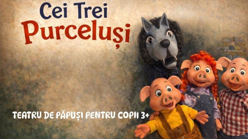 Povestea celor trei purceluși la Clubul Tăranului - La Mama