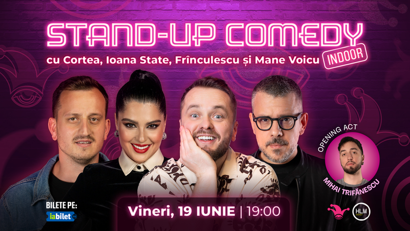 The Fool: Stand-up comedy cu Cortea, Mane Voicu, Ioana State și Frînculescu
