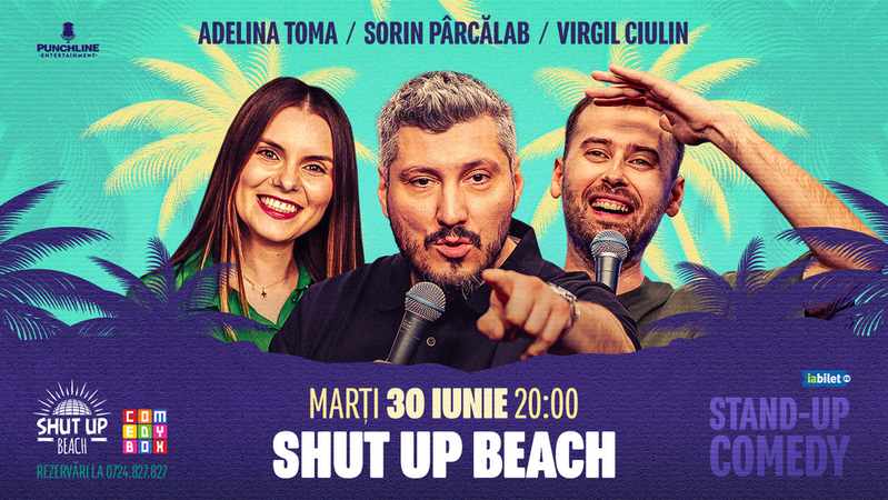 Constanța: Stand-up comedy cu Sorin Pârcălab, Adelina Toma și Virgil Ciulin