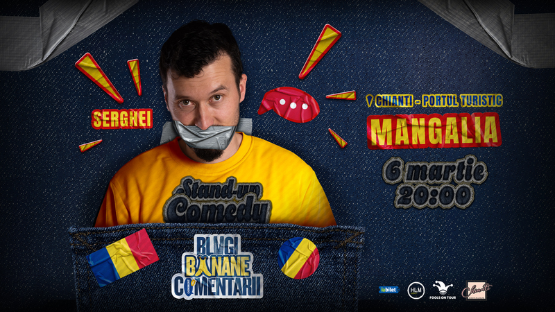 Mangalia: Stand-Up politic cu SERGHEI - "Blugi, banane, comentarii"