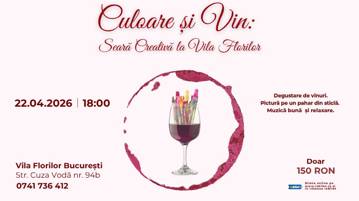 Culoare și Vin: Seară Creativă la Vila Florilor