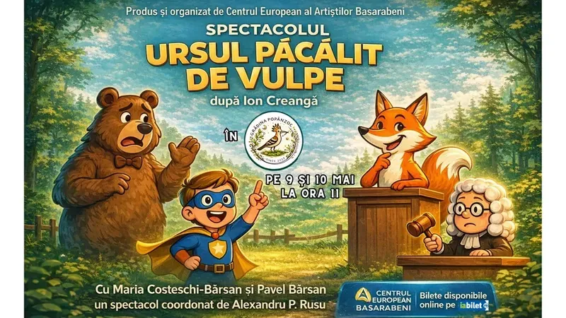 Otopeni: Ursul Păcălit de Vulpe - Judecata - spectacol interactiv