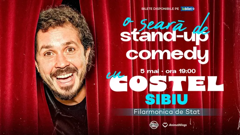 Sibiu: O seara de stand up comedy cu Costel