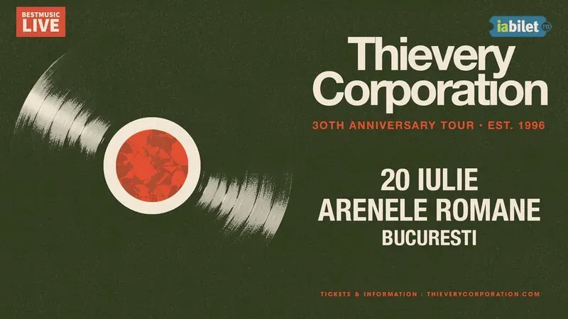 Thievery Corporation - 30 de ani - la Arenele Romane