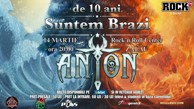 Zalau: ANTON - de 10 ani Suntem Brazi - Turneu Aniversar