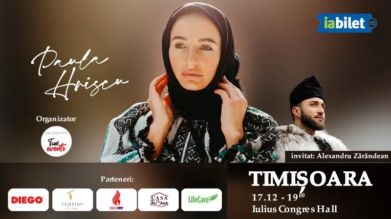 Timisoara: Concert de colinde Paula Hriscu: M-o trimis mama la capre!