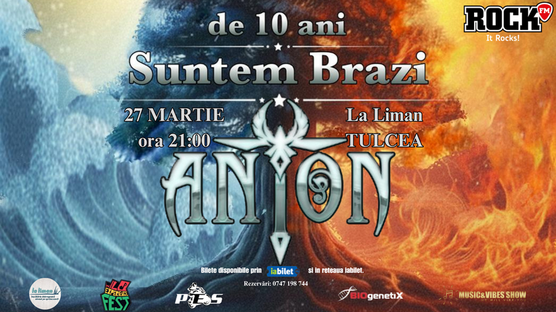 Tulcea: ANTON - de 10 ani Suntem Brazi - Turneu Aniversar