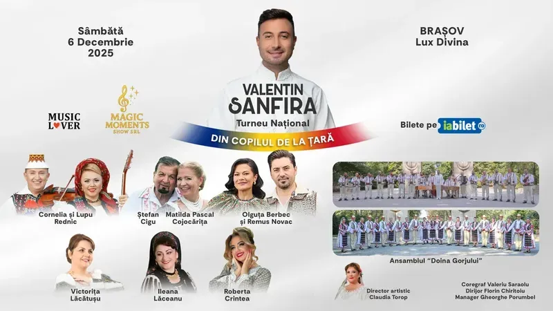 Brașov: Valentin Sanfira - "Din copilul de la țară"