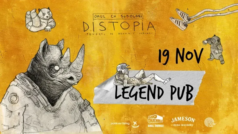 Iași: Omul cu Sobolani • Lansare de album: "Distopia" •