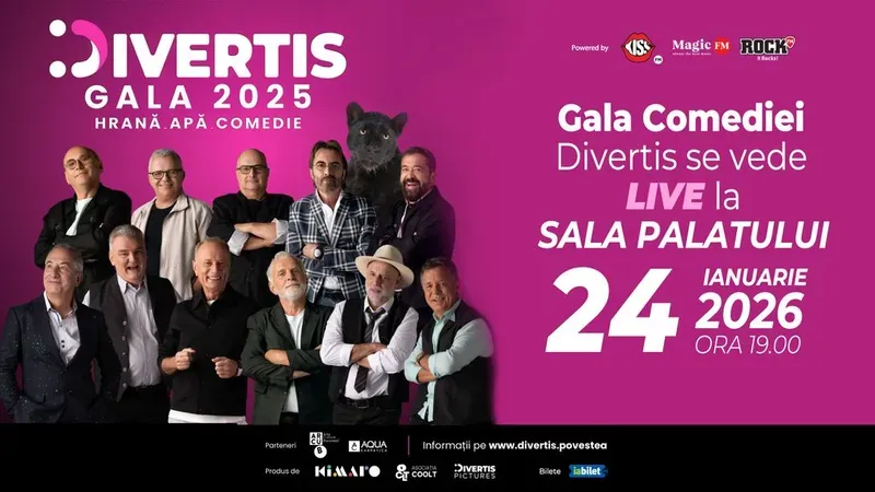 Divertis. Gala 2026 – Apă, Hrană, Comedie
