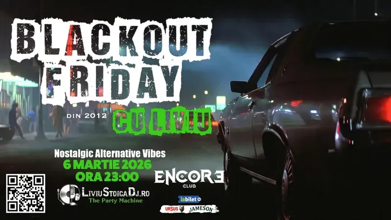 Blackout Party cu DJ Liviu Stoica