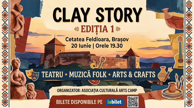 Feldioara: Clay Story: Povestile Obiectelor Vesele din Lut -  Editia I