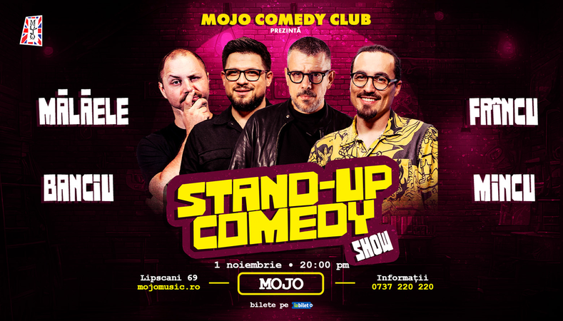 Stand-up Comedy Show cu Banciu, Frincu, Malaele si Mincu