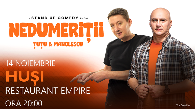 Husi: Stand-up Comedy - Dan Tutu si Cristi Manolescu