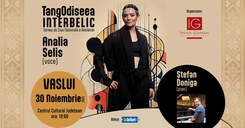 Vaslui: TangOdisseea Interbelic – Analia Selis & Ștefan Doniga