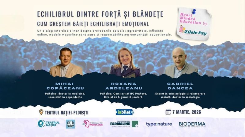 Ploiești: Echilibrul dintre forță și blândețe: Cum creștem băieți echilibrați emotional