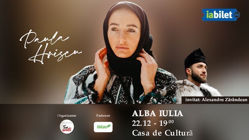 Alba Iulia: Concert de colinde Paula Hriscu: M-o trimis mama la capre!