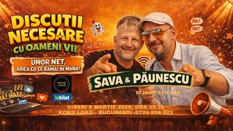 Discutii necesare. Umor net. Adică exact cu ce rămâi în mână.