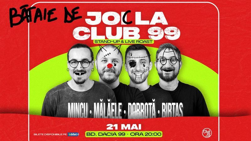 Bătaie de joi cu Mincu, Mălăele, Dobrotă & Birtaș la Club 99