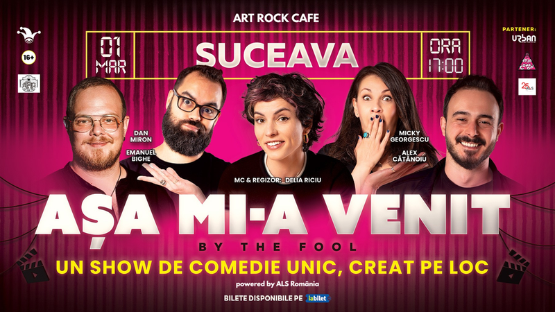 Suceava: Așa mi-a venit! | Show de comedie on the spot