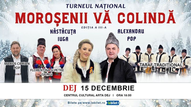 Dej: Moroșenii vă colindă