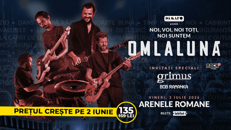Concert Om La Lună la Arenele Romane