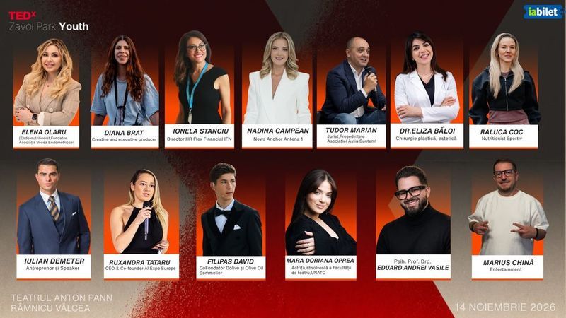 Râmnicu Vâlcea: TEDx Zăvoi Park Youth | Ediția III a