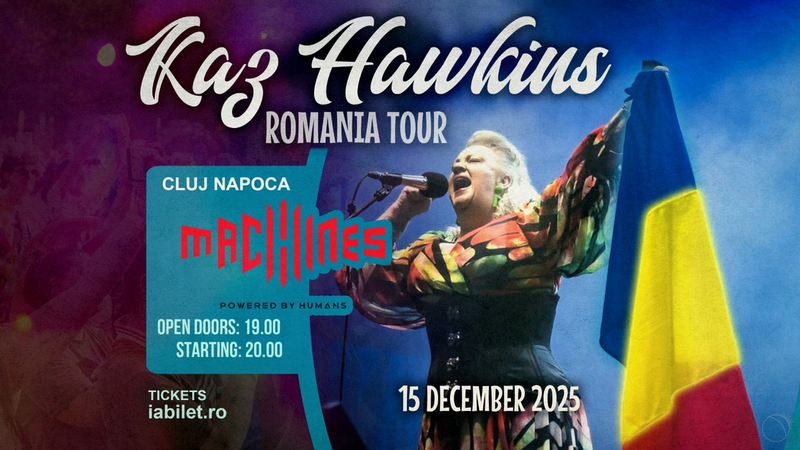 Cluj-Napoca: Concert Kaz Hawkins