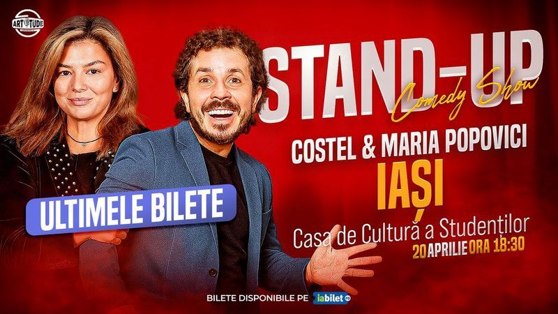 Iasi: Costel și Maria Popovici - Stand Up Comedy Show