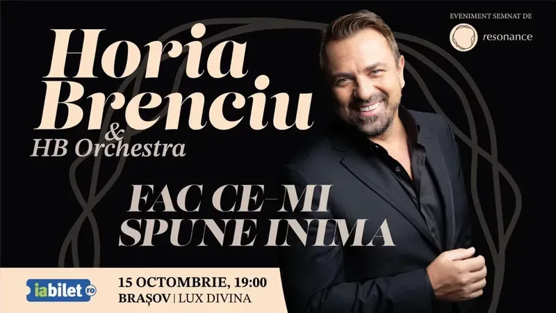 Brasov: Horia Brenciu & HB Orchestra - "Fac ce-mi spune inima"