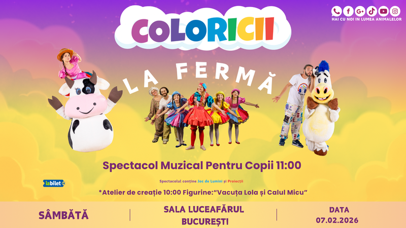Coloricii la Fermă