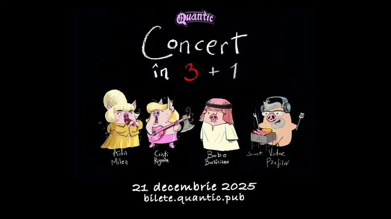 Concert în 2, 3 sau cu Ada Milea, Bobo Burlacianu, Anca Hanu si Cristi Rigman