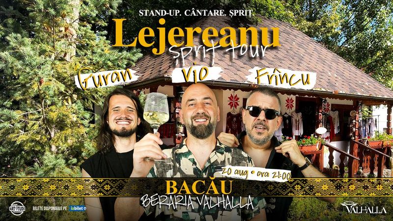 Bacau: Stand Up Comedy Show Vio, Frîncu și Guran - Lejereanu Spriț Tour