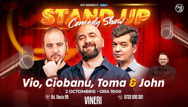 Stand-up Comedy cu Toma, Andrei Ciobanu, Vio la Club 99 | Show 1