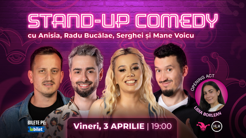 The Fool: Stand-up comedy cu Bucălae, Mane Voicu, Anisia și Serghei
